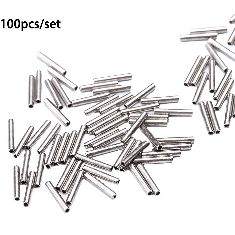 100ชิ้นท่อตกปลาทองแดงเงินทรงกล - Baitcasting Reel บทวิจารณ์และราคา