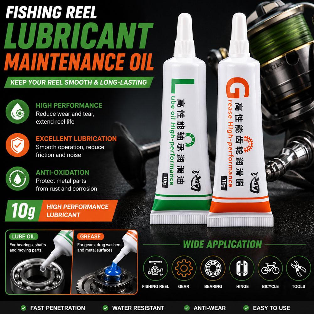 ชุดน้ำมันหล่อลื่นรอกตกปลา น้ำม - Reel Repair Kit บทวิจารณ์และราคา