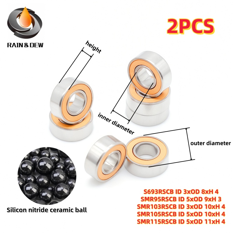 ลูกปืนขนาดเล็ก 2 ชิ้น 3x8x4 3x - Baitcasting Reel บทวิจารณ์และราคา